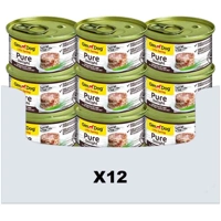 12x GimDog Little Darling Pure Delight Kip - Rund 85 gr