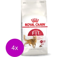 4x Royal Canin Fit 32 Kattenvoer 4 kg