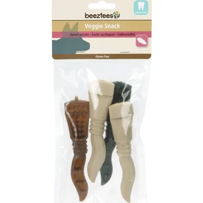 Beeztees - Veggie Tandpasta Mix - 4 x 13 cm