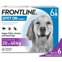 Frontline Spot On hond L (20-40 kg) - 2 x 6 pip.