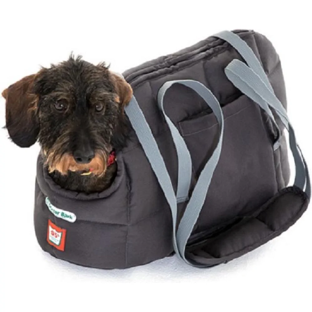 Doctor Bark Dog Carrier Bag - S - Grijs