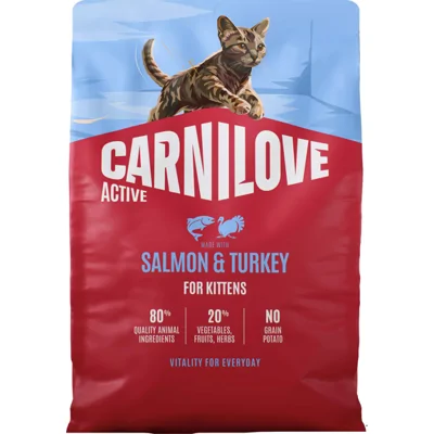 Carnilove Active Kitten - Zalm & Kalkoen - 6 kg
