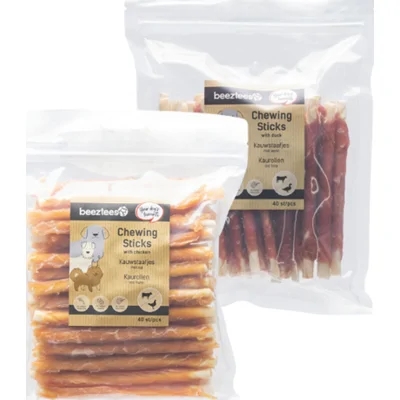 Beeztees Culinaire Kauwstaafjes Mega Pack - Eend - 100st - 12,5 cm