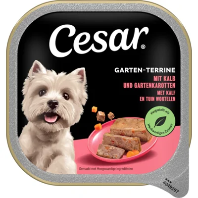 Cesar Hondenvoer Nat Garden Terrine Kalf & Wortel 300 gr