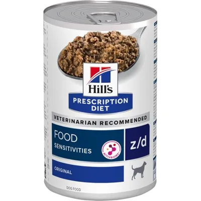 Hill's Prescription Diet z/d Food Sensitivities hondenvoer nat 12x370g blik
