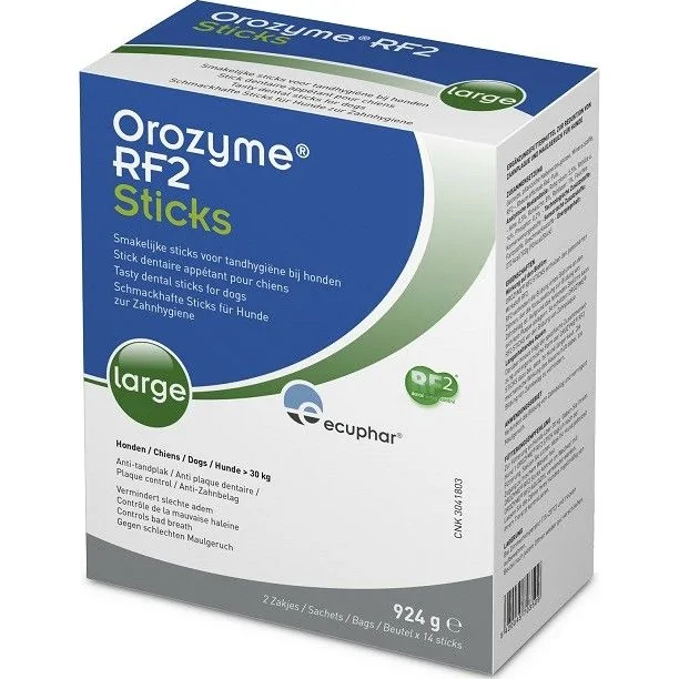 Orozyme RF2 sticks Hond Large 2x14 st