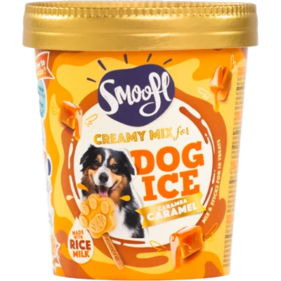 Smoofl Hondenijs mix creamy caramel 160 gram