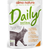 Almo Nature Daily met kip en zalm natvoer kat (70 g) 30 x 70 g