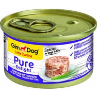 12x GimDog Little Darling Pure Delight Kip - Tonijn 85 gr