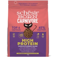 8x Schesir Born Carnivore Kattenvoer Chicken&Herring 255 gr