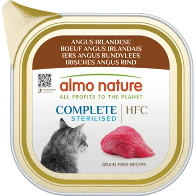 Almo Nature HFC Alu Kattenvoer Nat Blikje Angus Rund 85 gr