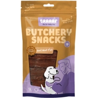 Braaaf Butchery Beef Meat Flat Hondensnack 125 gr