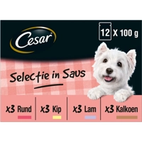 Cesar Maaltijdzakjes 12-pack in Saus 12 x 100 gr