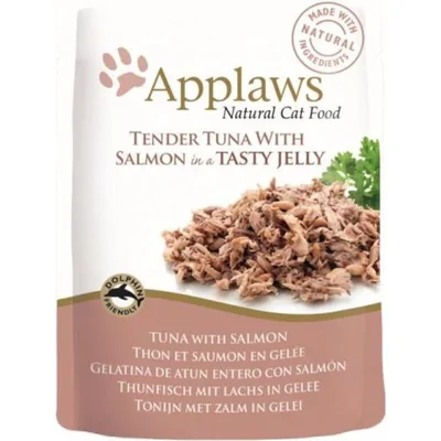Applaws Cat - Tuna & Salmon in Jelly - 16 x 70 g