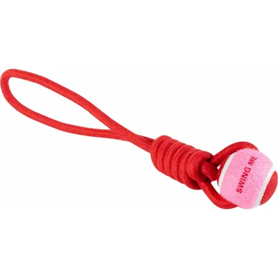 Coockoo Swing/Throw Me Bal met Touwlus - Rood/Roze