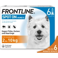 Frontline Spot On hond S (2-10 kg) - 2 x 6 pip.