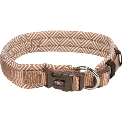 Trixie Premium Hondenhalsband - L: 49-55 cm x 25 mm - Karamel