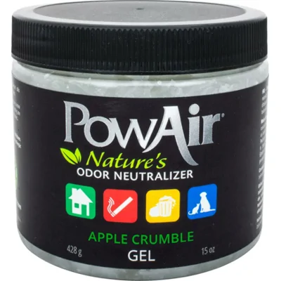 PowAir Geurverwijderaar Gel Klein Apple Crumble 400 gr