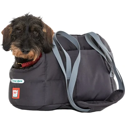 Doctor Bark Dog Carrier Bag - XL - Grijs