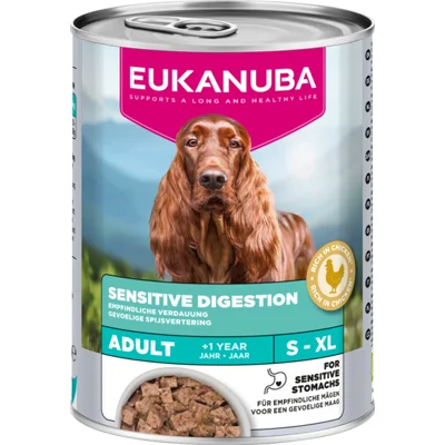 6x Eukanuba Special Care Hond Nat Adult Sensitive Digestion 400 gr