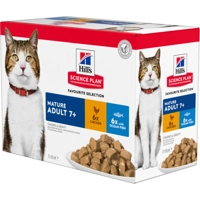 Hill's Science Plan Kat Mature Adult Natvoer Multipack Classic (12x85g) product name