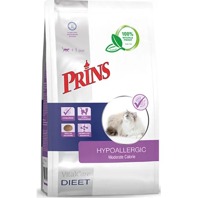 Prins VitalCare Dieet Hypoallergenic Moderate Calorie kattenvoer 1,5kg