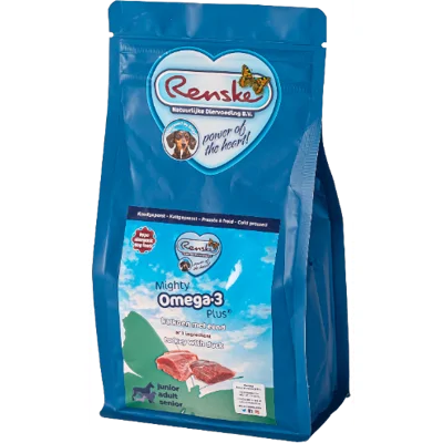 Renske Mighty Omega Plus Koud Geperst - Verse Kalkoen en Eend hond 600 gram