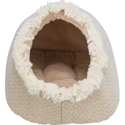 Trixie kattenmand iglo boho beige 35x41x26 cm