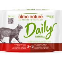 Almo Nature Daily met kip multipack natvoer kat (70 g) 12 x 70 g