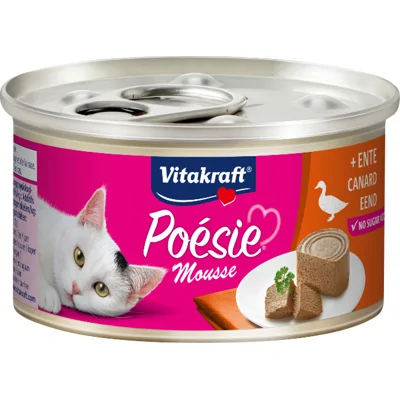 Vitakraft Poésie mousse met eend natvoer kat (12 x 85 g) 3 verpakkingen