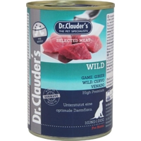 Dr. Clauder's wild natvoer hond 6 x 400 g