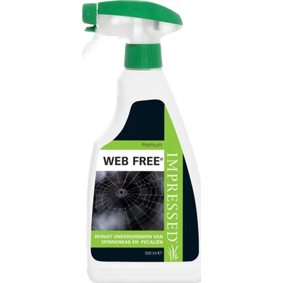 Web Free Spinnenspray Tegen Spinnen - In een handige spray - Werkt maanden lang - Tegen alle spinnen