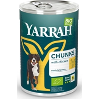 12x Yarrah Bio Hondenvoer Chunks Kip 405 gr