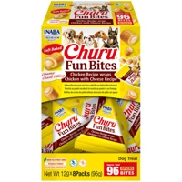 Inaba Churu Fun Bites Wraps Hondensnack Multipack Chicken&Cheese 8 x 12 gr