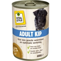 Vitalstyle Hondenvoer Blik Kip 400 gr