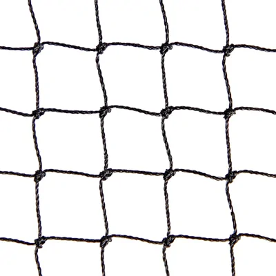 Vogelnet 10 X 10 Meter Zwart (maaswijdte: 50mm) Tegen Vogels - Op maat te knippen - Tegen grotere vogels - Supersterk