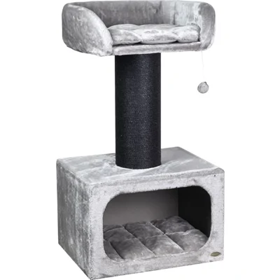 Krabpaal Sasso XXL voor de kat (110 cm) Grijs/Zwart