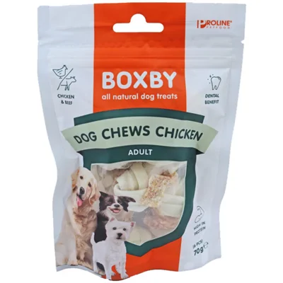 Boxby Chicken Chews - 3 x 70 g