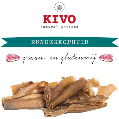 Kivo Runderkophuid Gezaagd - 2 x 500 g