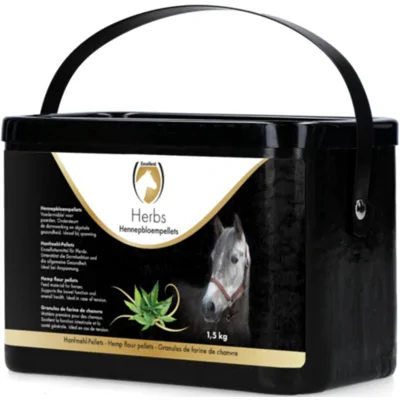 Excellent Herbs Hennepbloempellets - 1,5 kg
