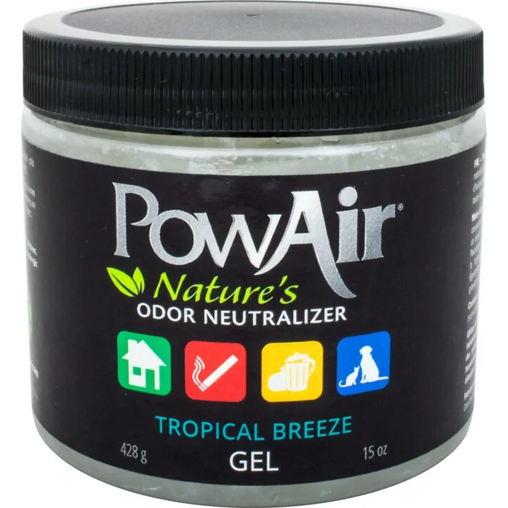 PowAir Geurverwijderaar Gel Klein Tropical Breeze 400 gr