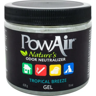 PowAir Geurverwijderaar Gel Klein Tropical Breeze 400 gr