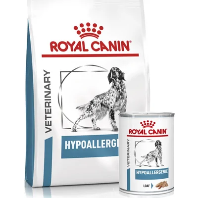 Royal Canin Hypoallergenic Combi bundel - 14 kg + 12 x 400 gr