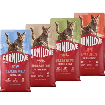 Carnilove Active Sterilised - Lam & Wild Zwijn - 6 kg