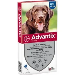 Advantix 400/2000 Hond 25-40 kg 6 pipetten
