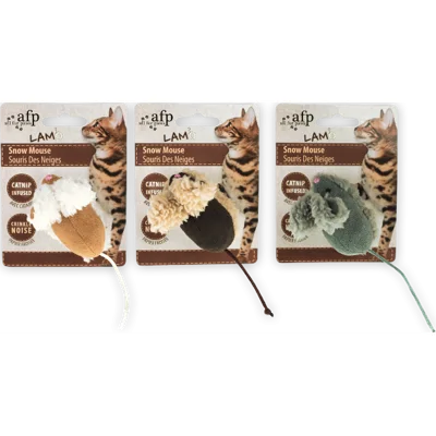 All For Paws - Lambswool Snow Mouse Catnip