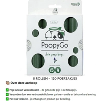 PoopyGo Eco friendly 120 st. (8x15 zakjes) lavendelgeur hond