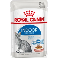 Royal Canin Indoor Sterilised in Gravy (saus) natvoer kattenvoer zakjes 12x85g