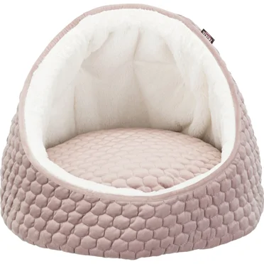 Trixie kattenmand iglo livia roze / creme 45x45x33 cm
