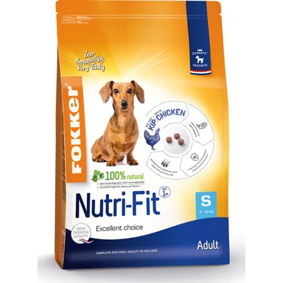 Fokker Nutri-Fit S hondenvoer 2 x 7 kg